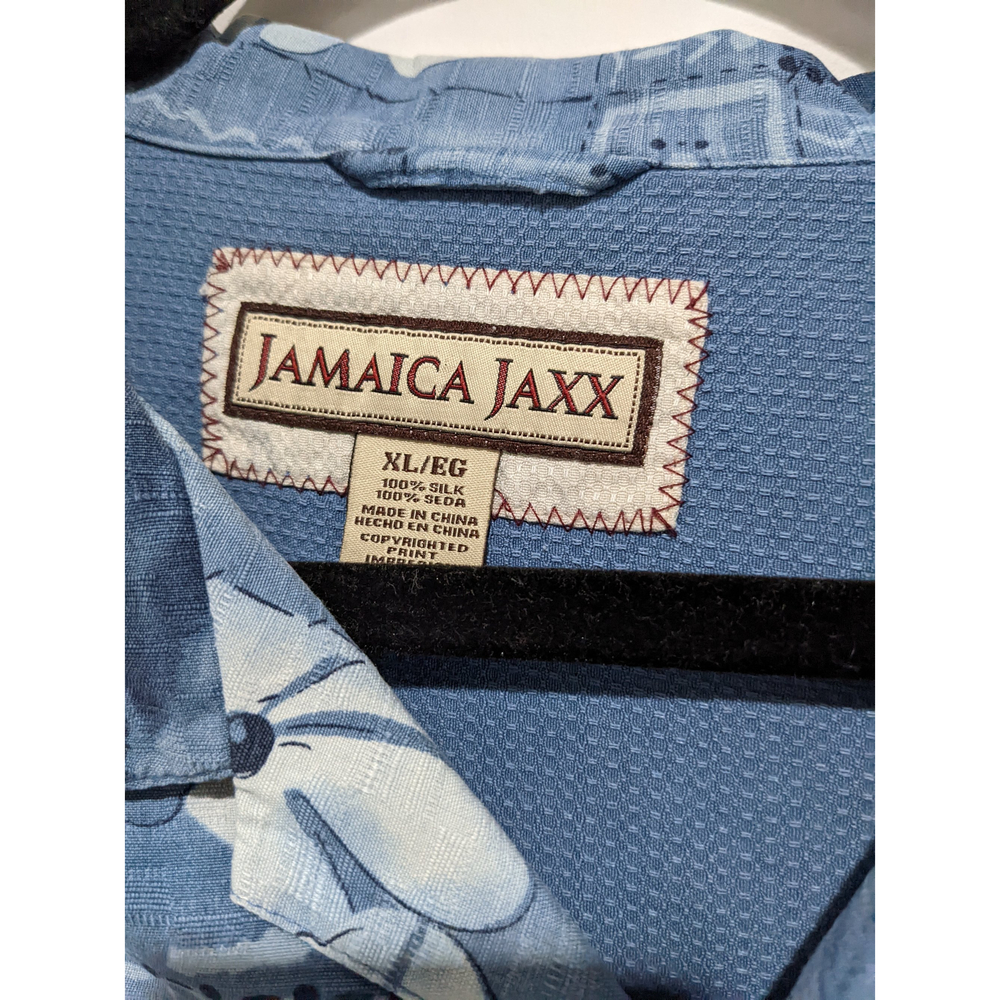 Jamaica Maxx 100% Silk Men's Hawaiian Shirt Size XL - Picture 4 of 6